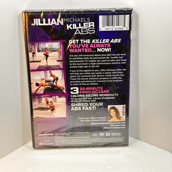 Jillian Michaels Killer Abs DVD New Sealed - Picture 2 of 2